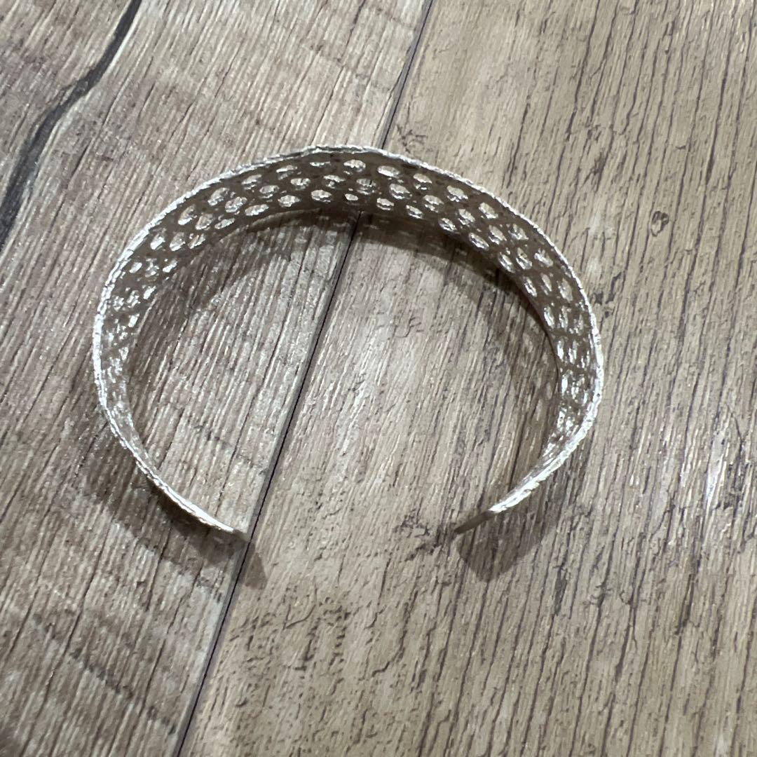 MAISON RUBUS レースバングル シルバー silver