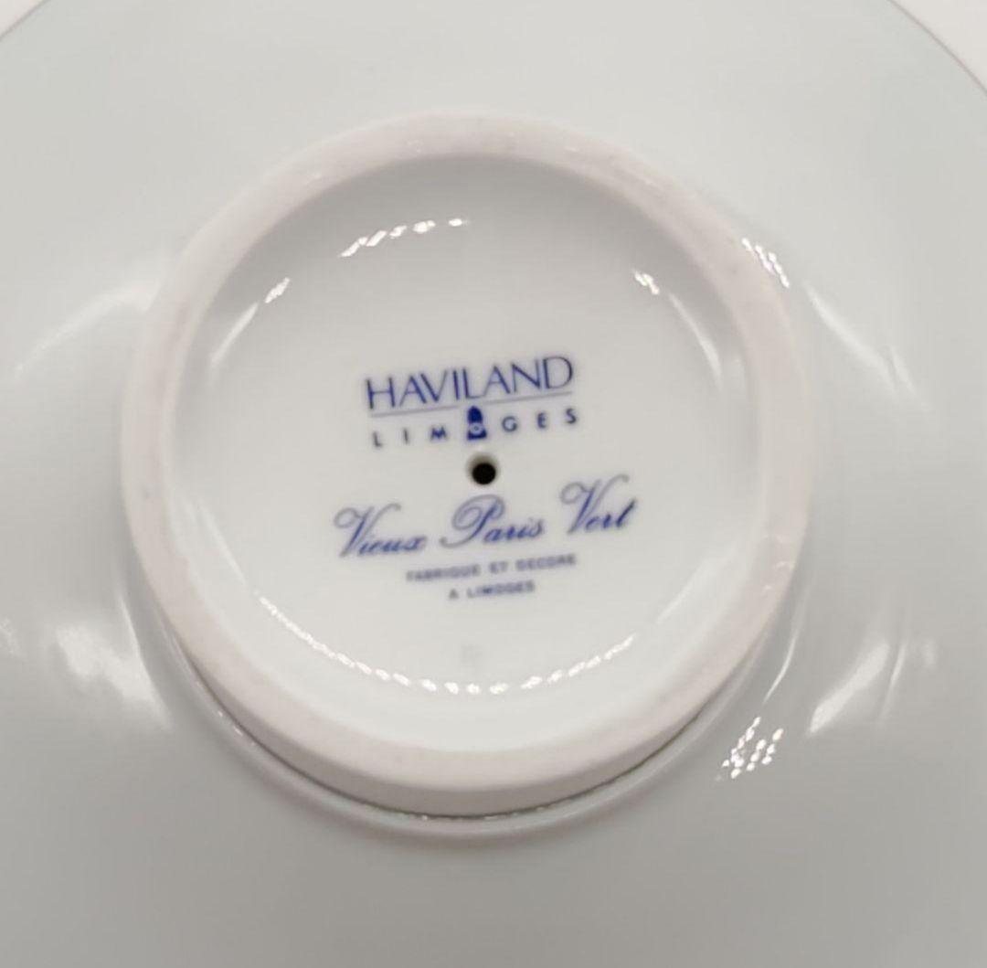 新品 アビランド ヴューパリベール グリーン コンポート