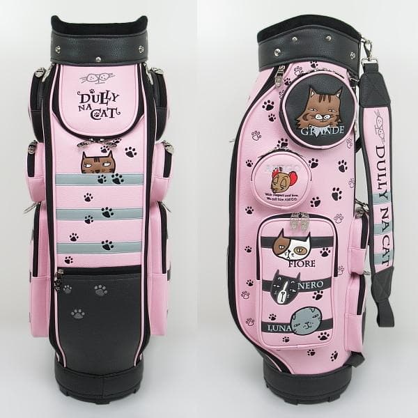 【新品】ダリーナキャット キャディバッグ　DN-CB03 ピンク