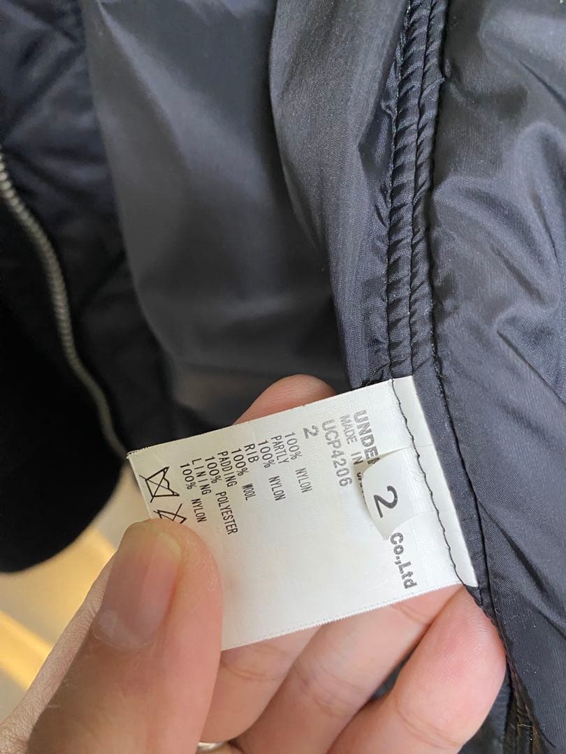 美品。アンダーカバーDハンド切り替えボンバージャケット