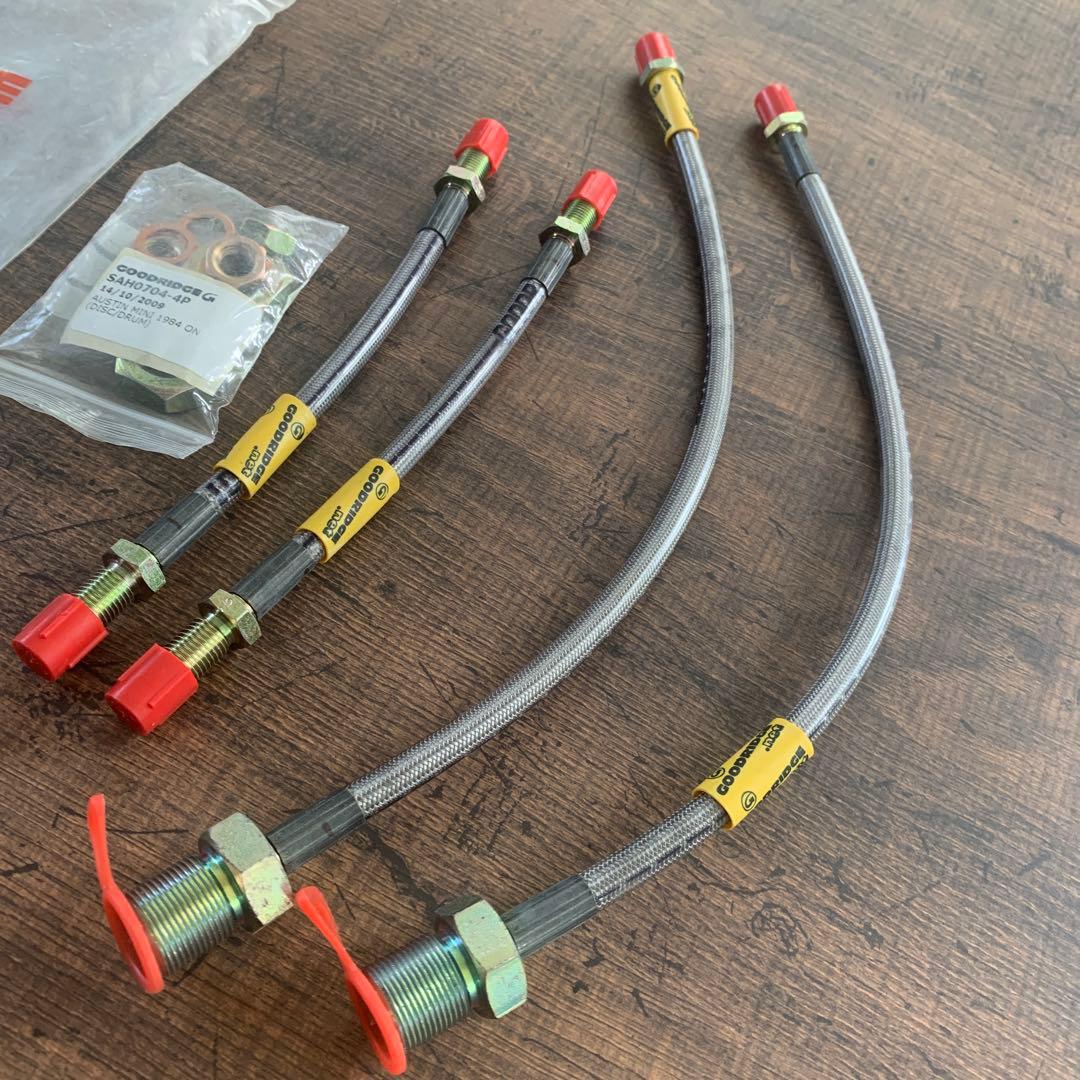 【最終値下げ】クラシックミニGOODRIDGE ステンメッシュブレーキホース