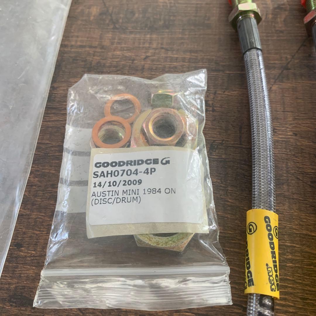 【最終値下げ】クラシックミニGOODRIDGE ステンメッシュブレーキホース