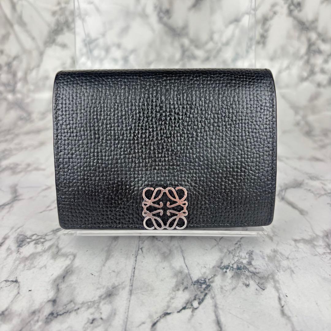 113 LOEWE アナグラム　トライフォールドウォレット　三つ折り財布