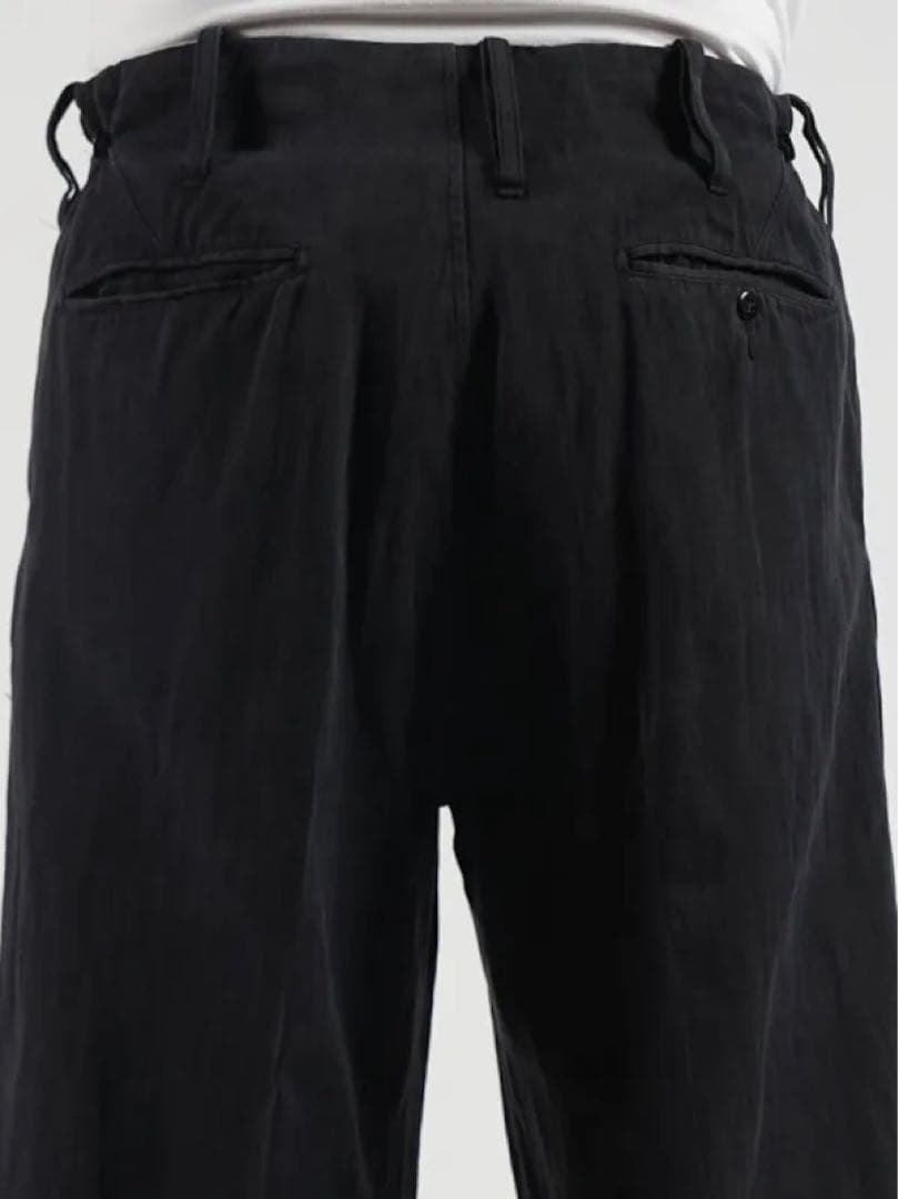 激レアMAATEE&SONS 25SSCHINO TROUSERドゥルンBLK