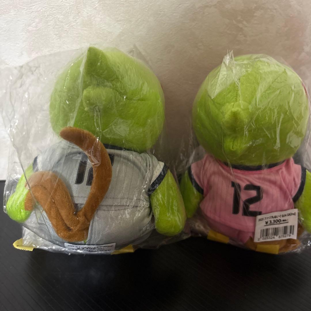 超レア　ファジアーノ岡山　ファジ丸ぬいぐるみ ２体セット　AWAYユニホーム