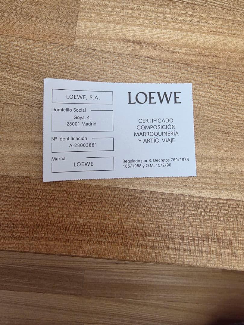LOEWE 二つ折り財布 グレー