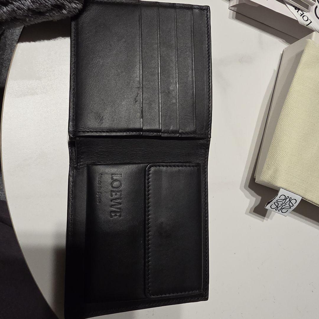 LOEWE 二つ折り財布 グレー