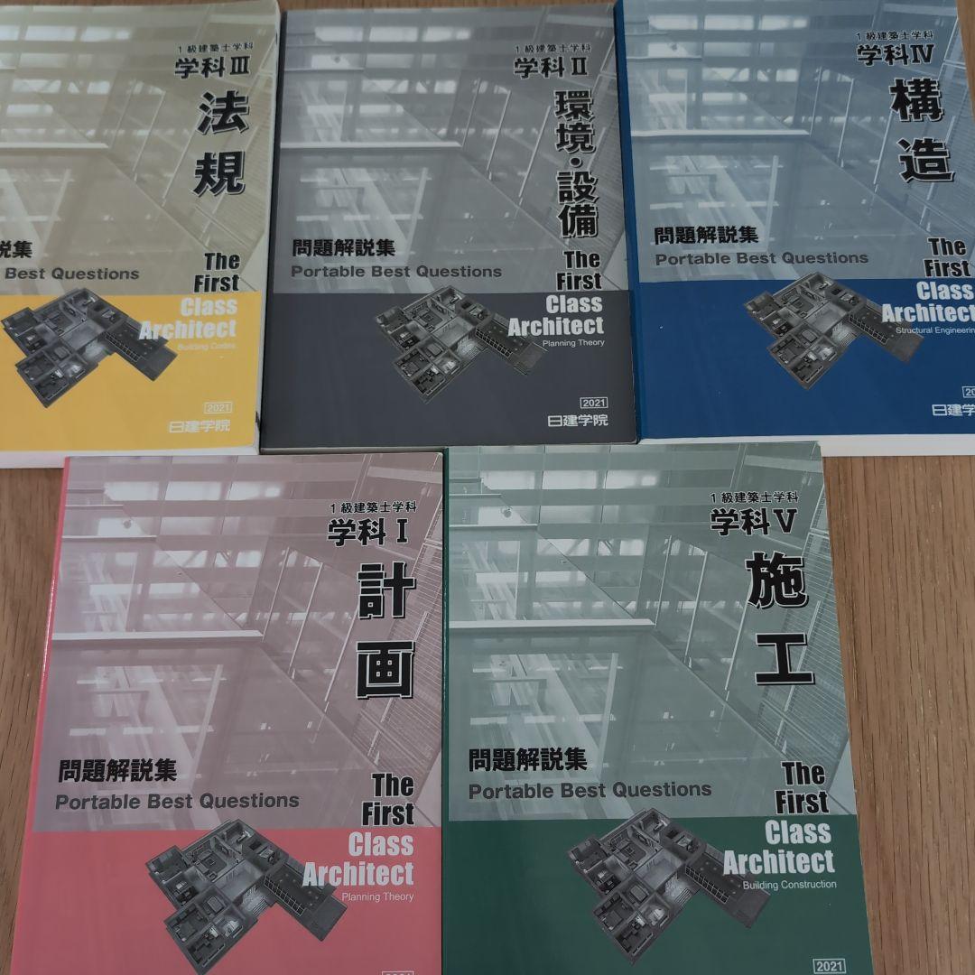建築士試験対策テキストセット 2021年版