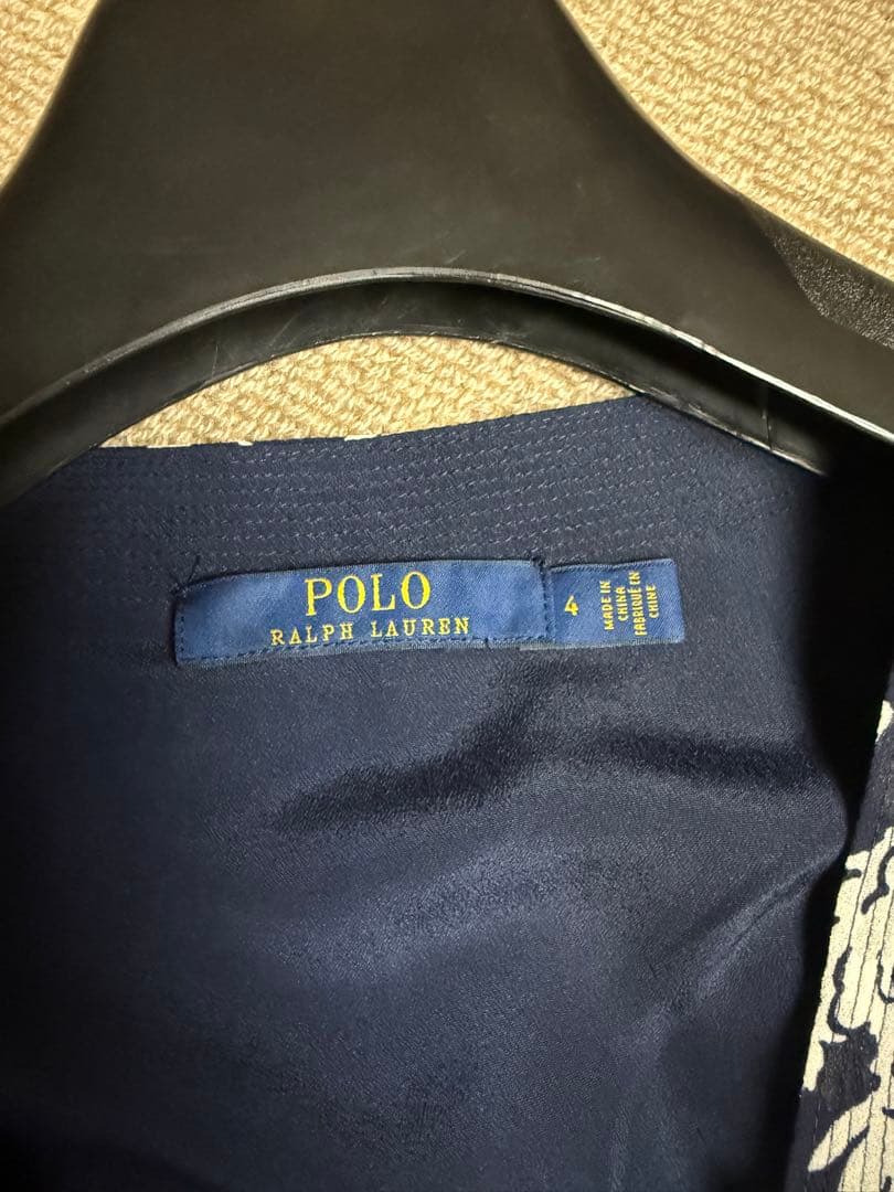 【期間限定値下げ】ポロラルフローレン　花柄　ラップカシュクールワンピース