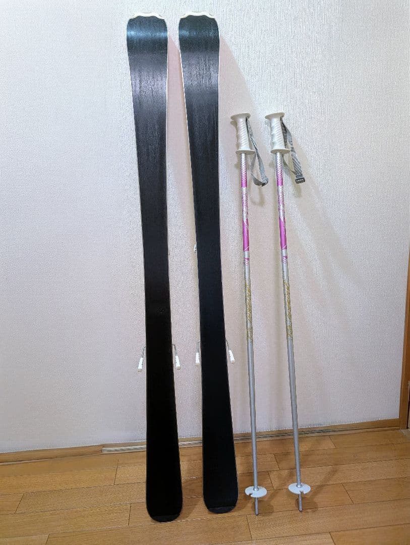 【専用】Hart 子供用スキー板　ビンディング　ストック 　3点セット