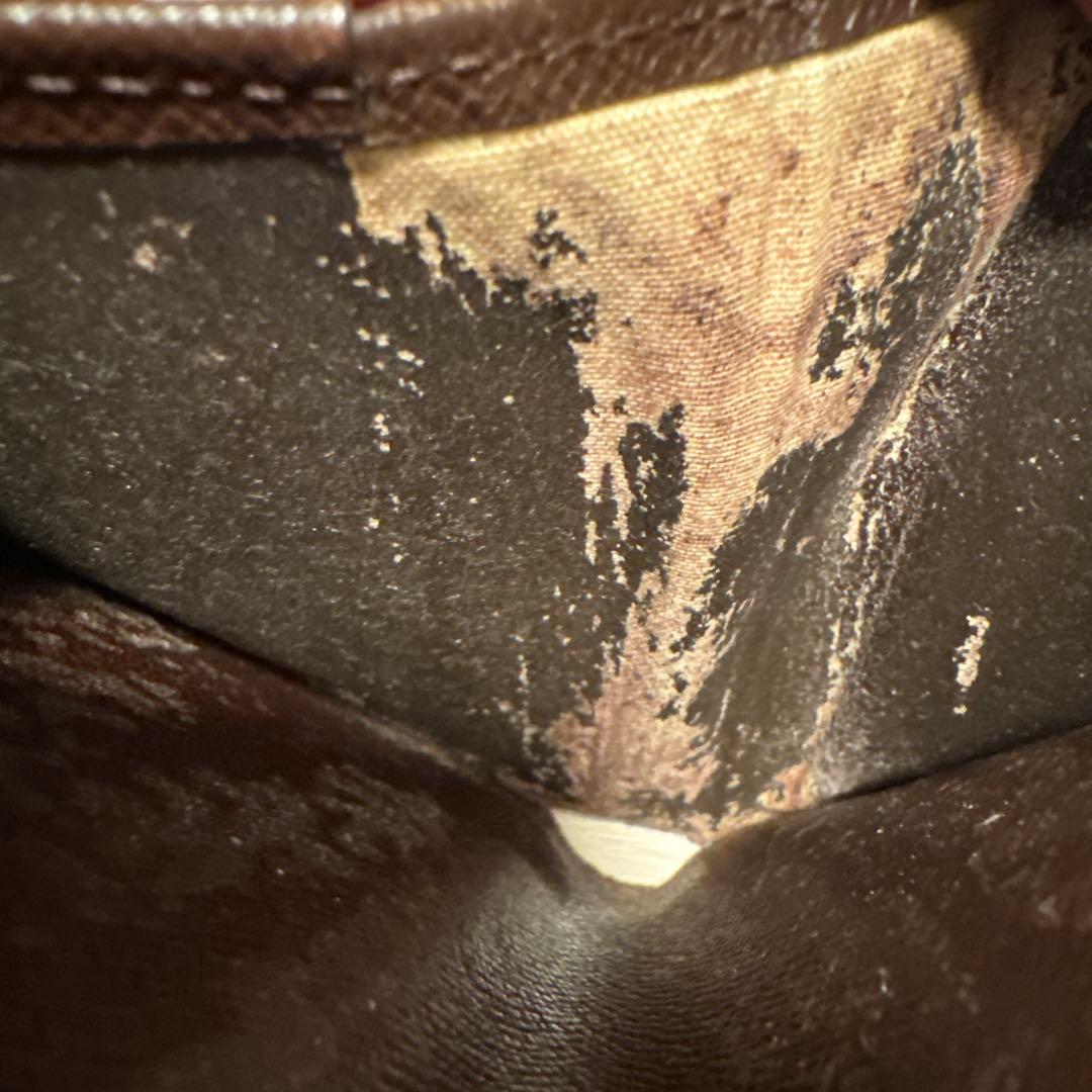 LOUISVUITTON ダミエ・エベヌ コンパクト・ジップ 折り財布