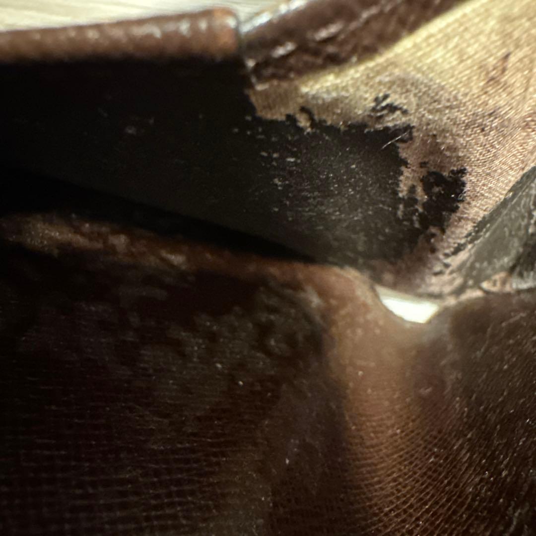 LOUISVUITTON ダミエ・エベヌ コンパクト・ジップ 折り財布