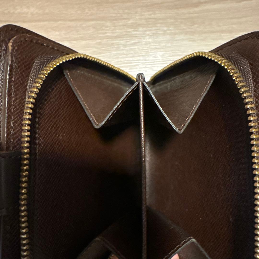 LOUISVUITTON ダミエ・エベヌ コンパクト・ジップ 折り財布