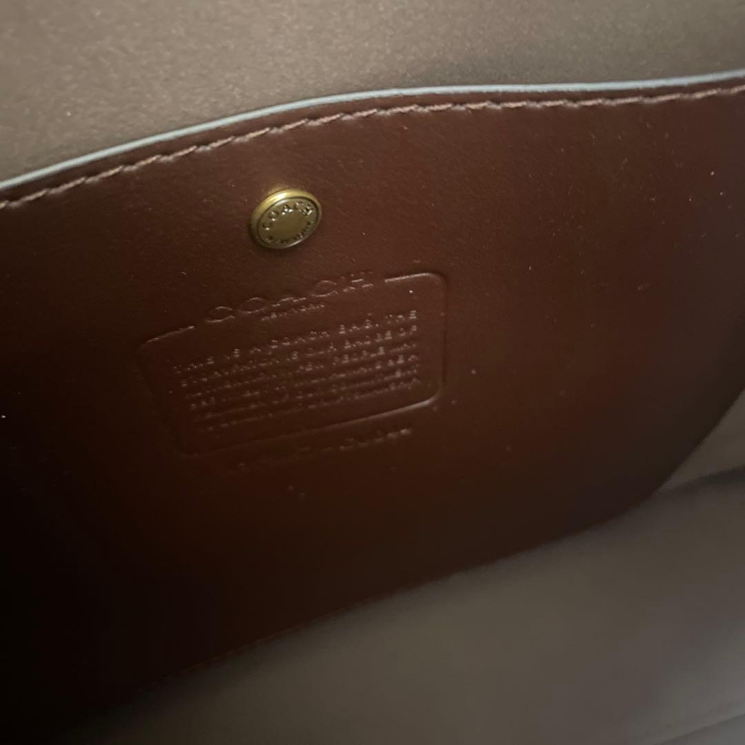 COACH ブルックリンショルダーバッグブラウン39
