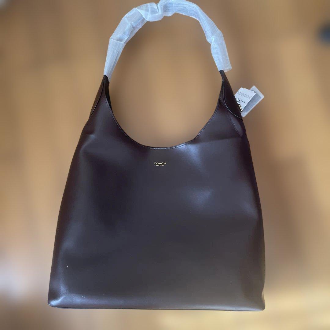 COACH ブルックリンショルダーバッグブラウン39