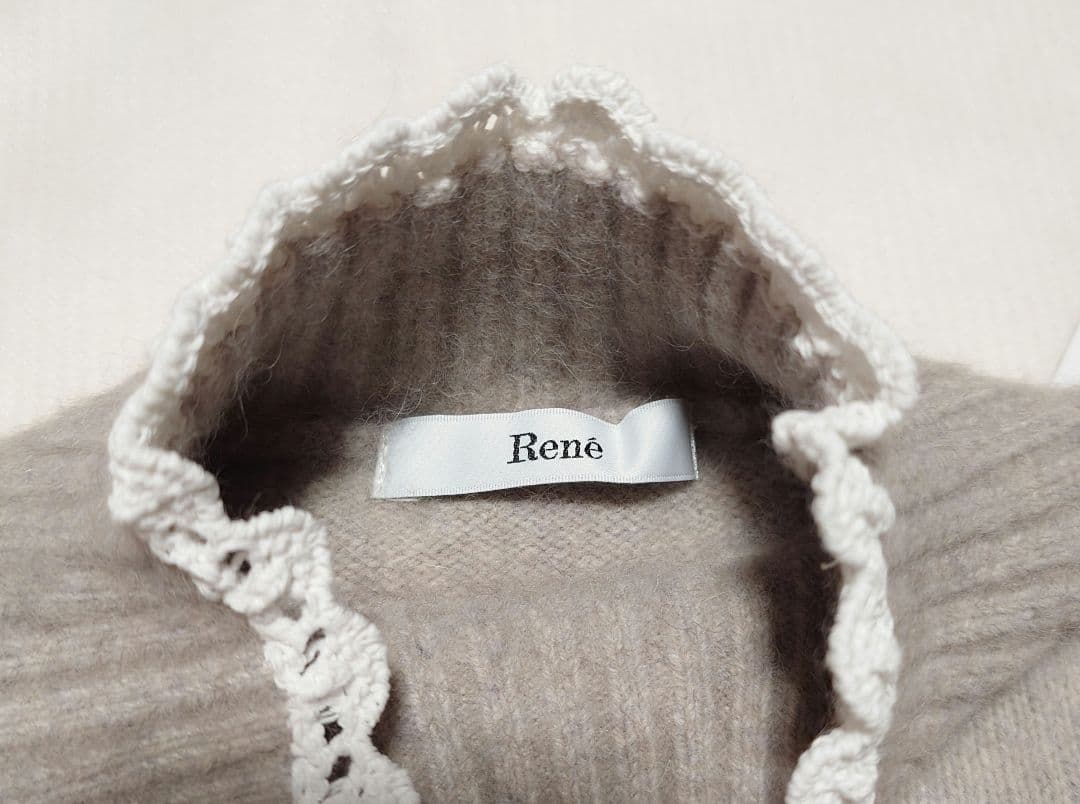 ご予約品ですRene ❁ ルネ ラクーンWool Knit Dress 34