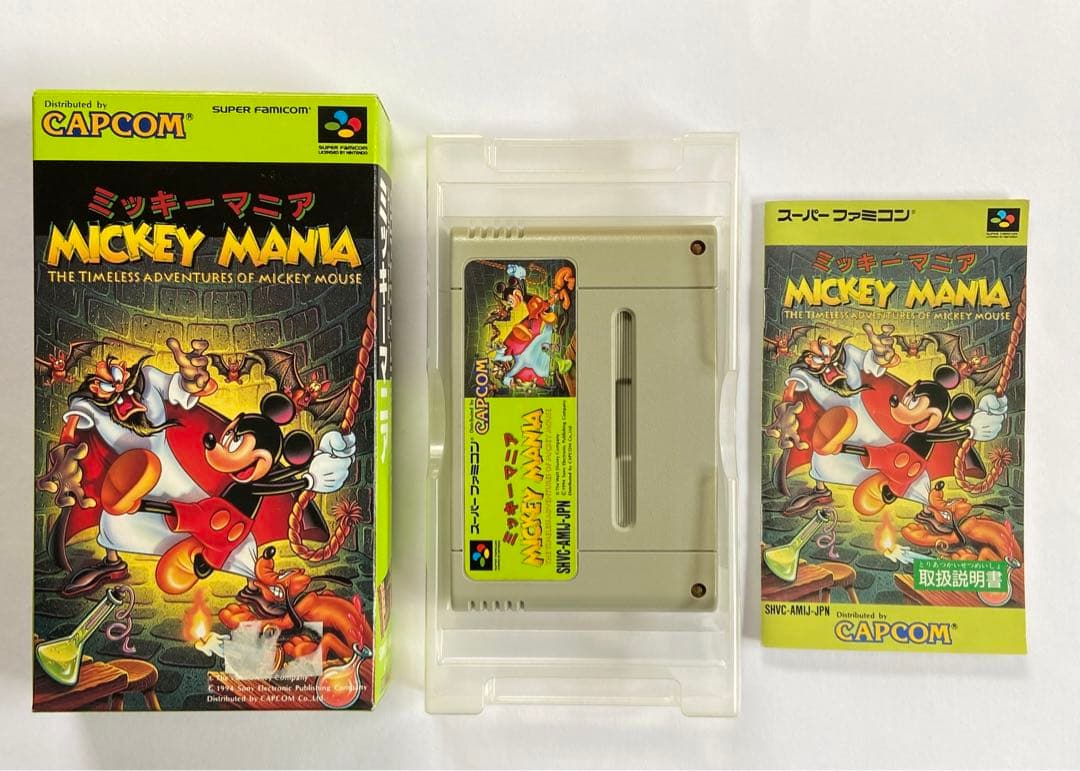 カプコン ミッキーマニア スーパーファミコン ソフト 中古品 レトロゲーム