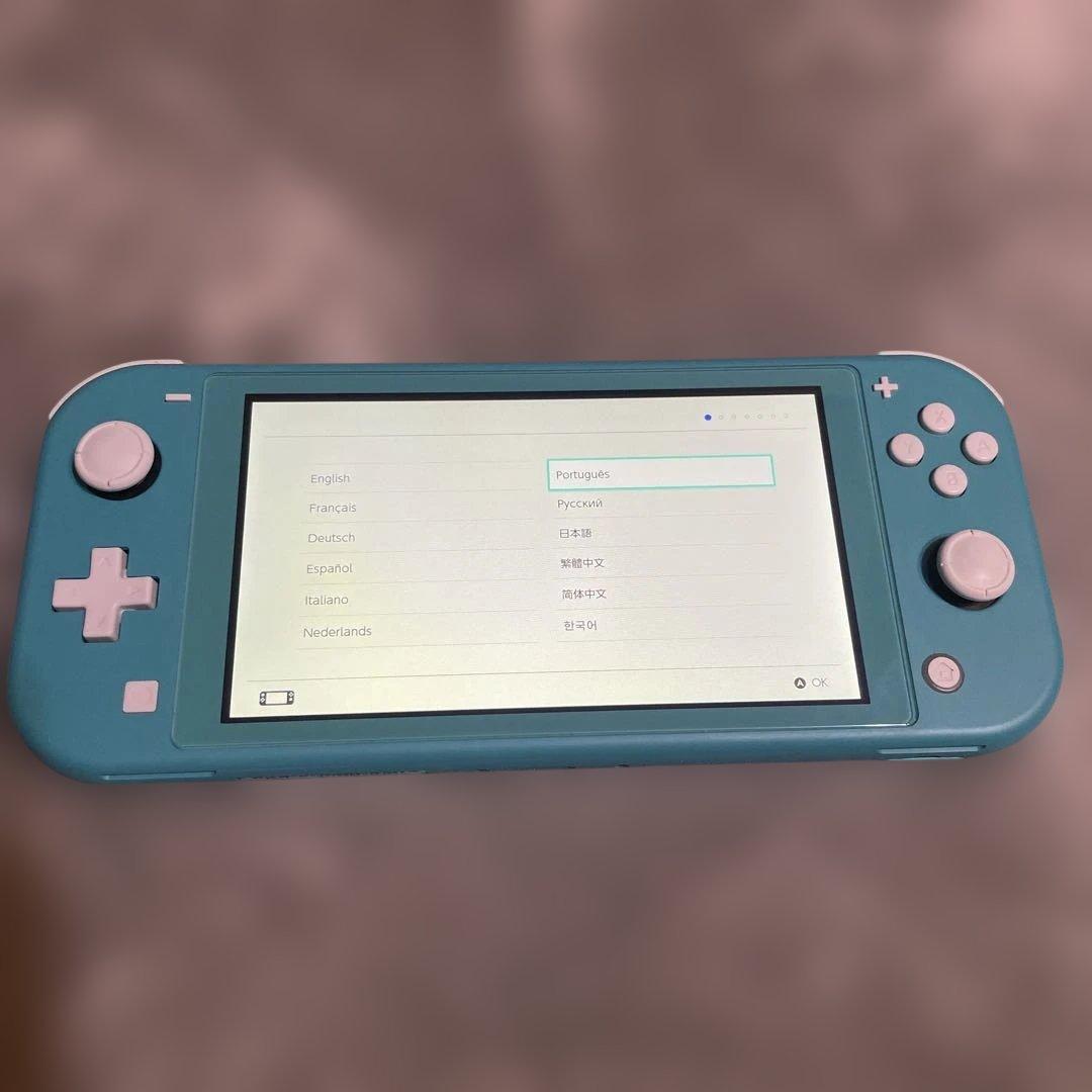 Nintendo Switch Lite ターコイズ 本体 充電器付き