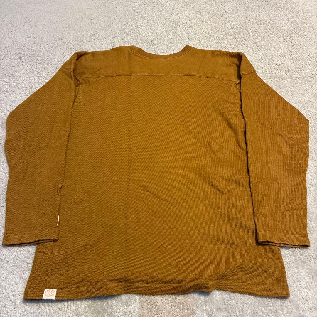 【最終値下げ】BONCOURA ブラウン長袖フットボールシャツ 42