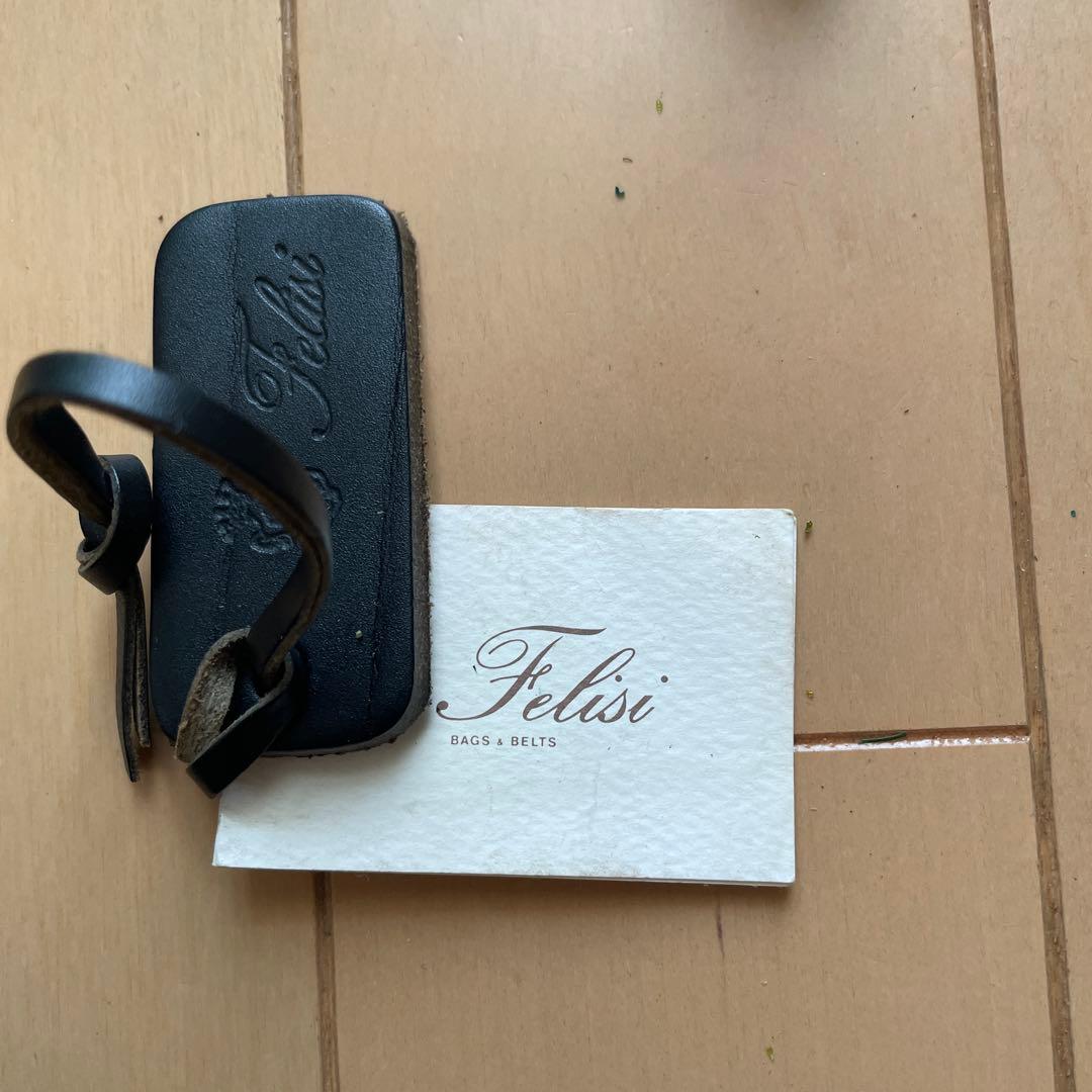 felisi フェリージ　2WAY バッグ　ネイビー