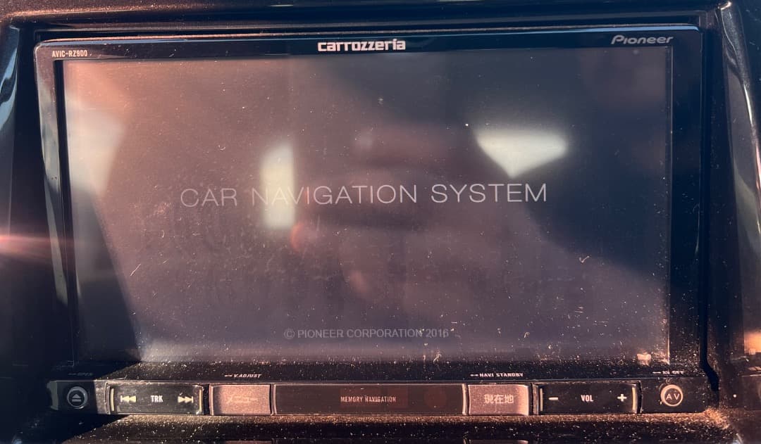 パイオニア AVIC-RZ900 ナビ フルセグ。地図データ2016年版。