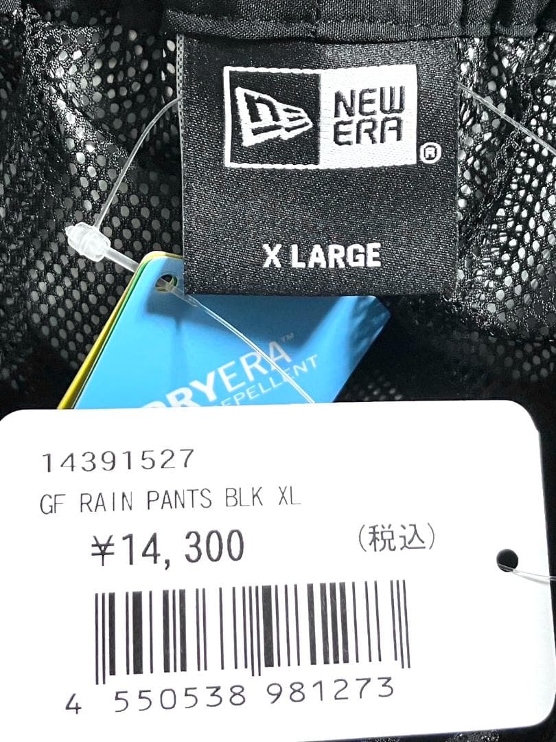 【早い者勝ち✨】新品 ニューエラゴルフ メンズ 撥水 ゴルフパンツ XL 黒