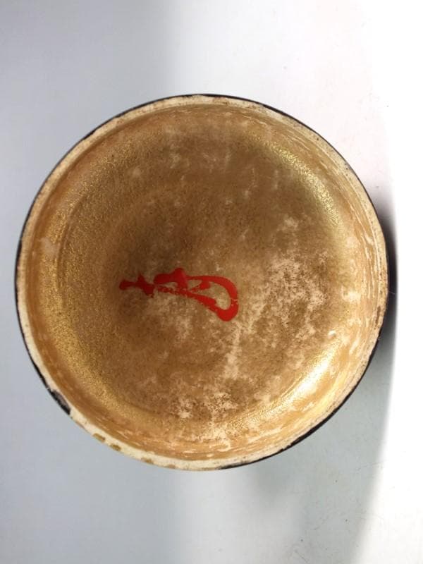 ☆ 久世久宝 造 九龍繪陶棗 淡々斎書付 B1