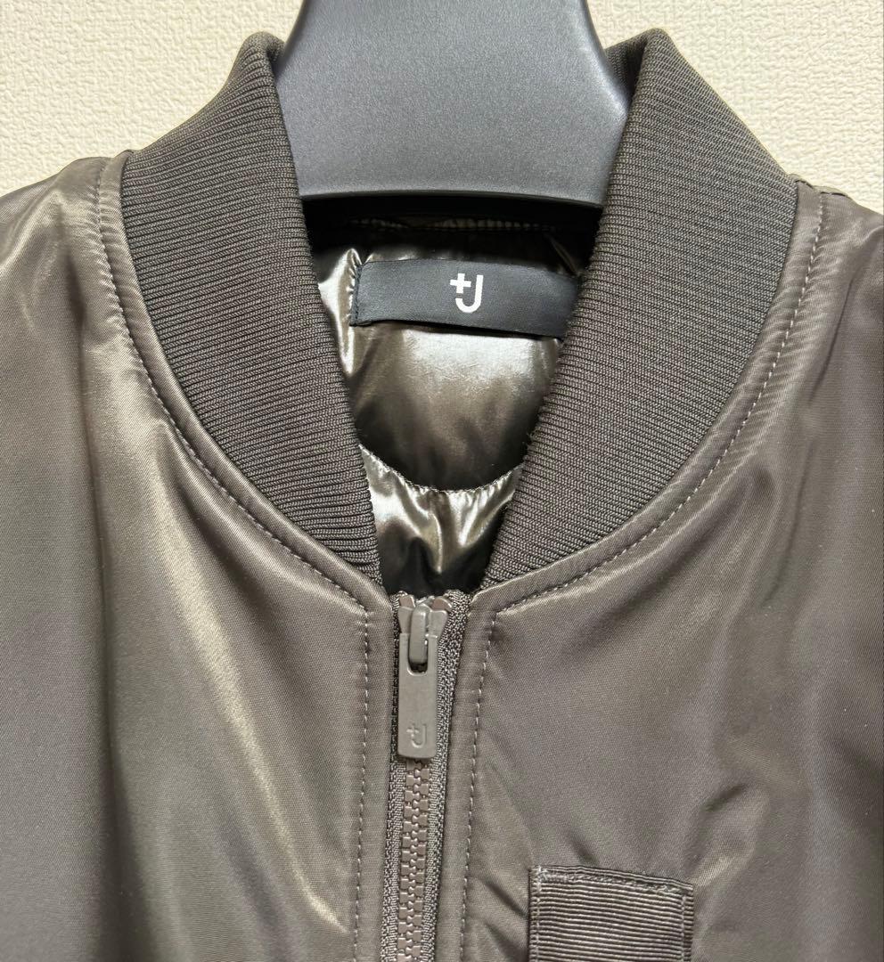 【超美品】UNIQLO +J ハイブリッドダウンオーバーサイズMA-1 サイズM