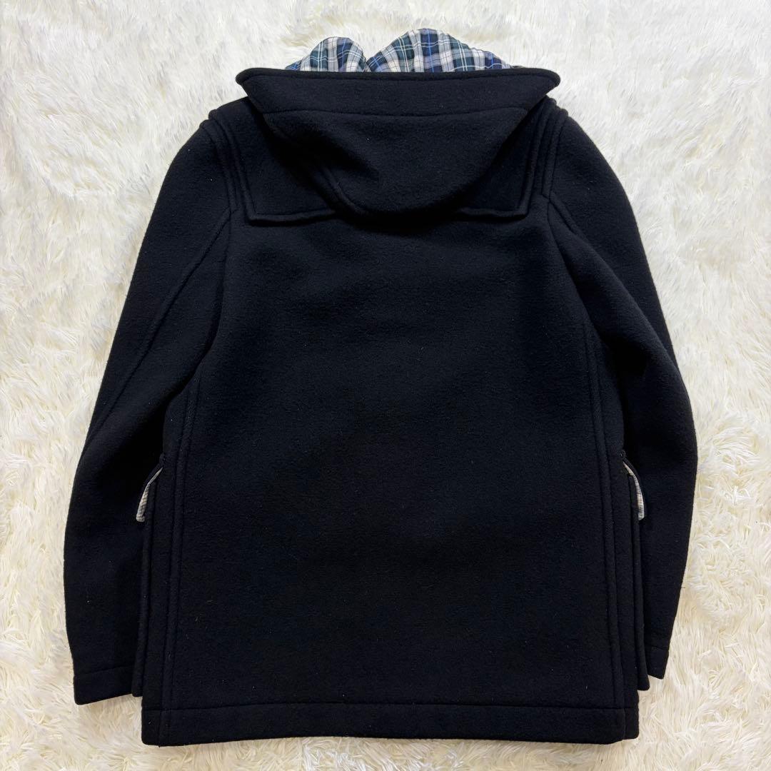 【美品】コムデギャルソンオム AD2009 ダッフルコート 裏地チェック 黒 S