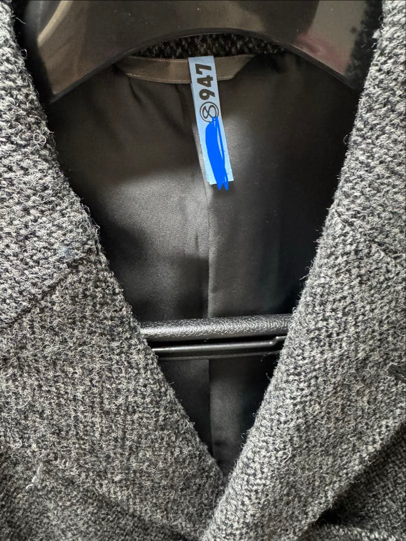 ハリスツイード　チェスターコート　L