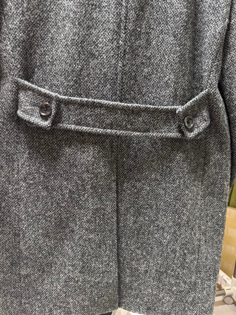 ハリスツイード　チェスターコート　L