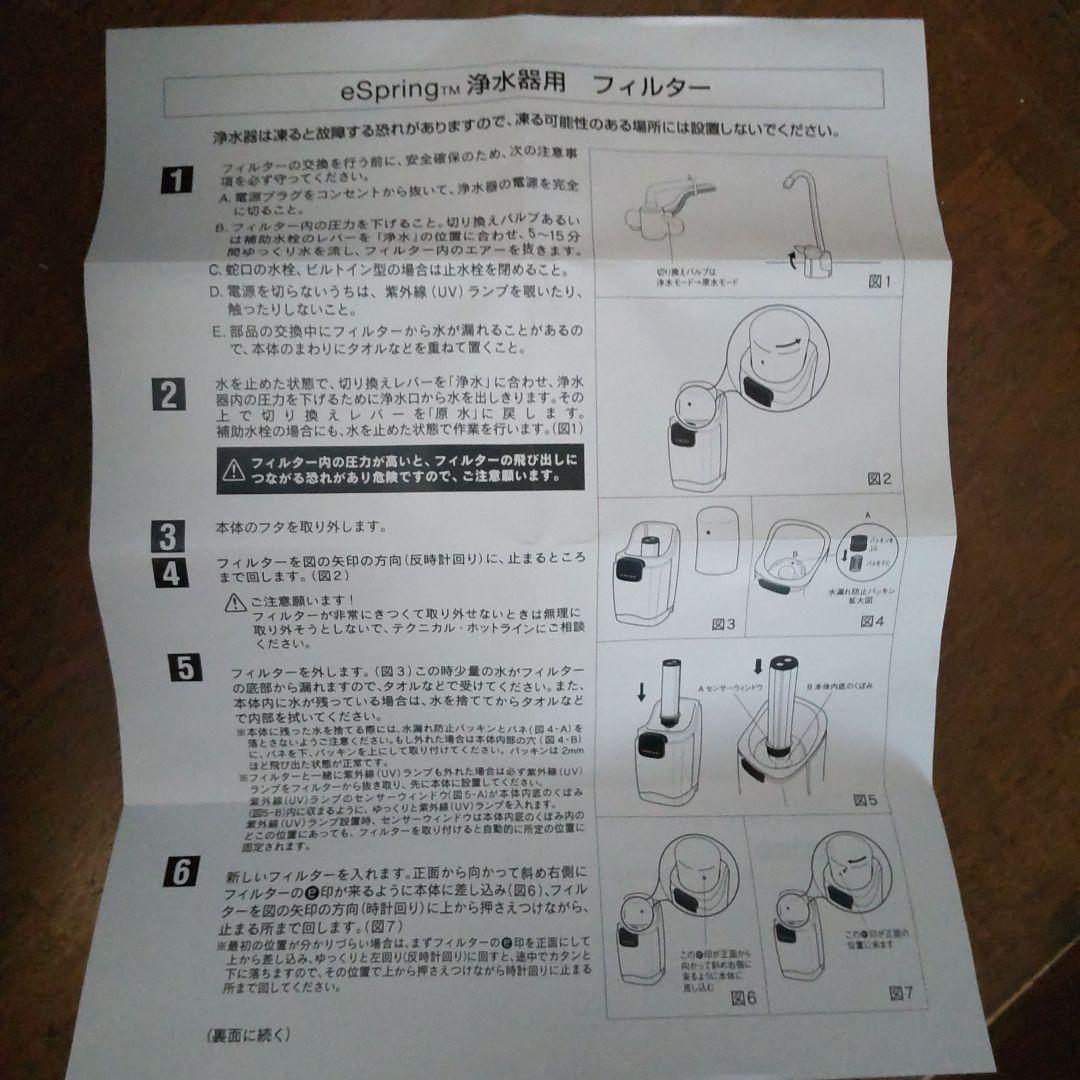 アムウェイeSpring浄水器交換フィルター未使用