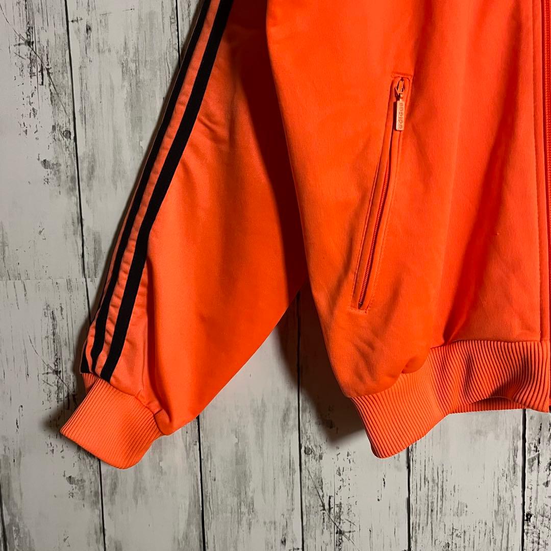 【人気】adidas 80sトラックジャケット刺繍ロゴ万国旗ファイヤーバードM