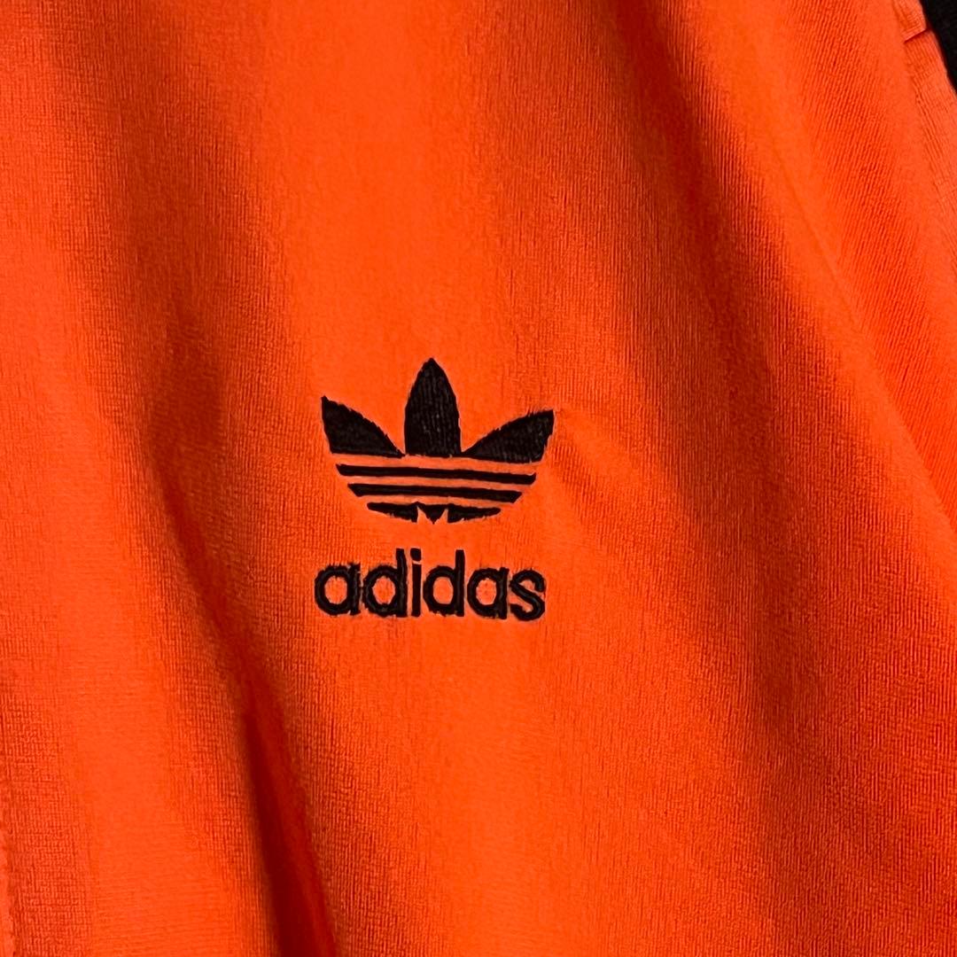 【人気】adidas 80sトラックジャケット刺繍ロゴ万国旗ファイヤーバードM