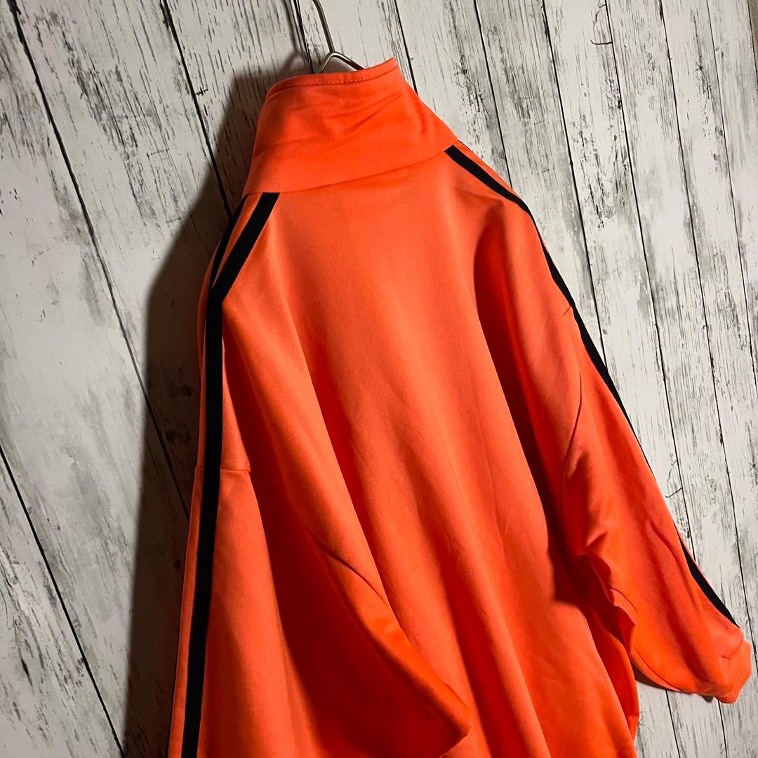 【人気】adidas 80sトラックジャケット刺繍ロゴ万国旗ファイヤーバードM