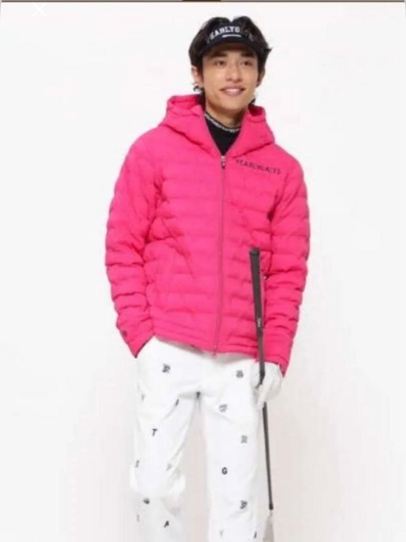 パーリーゲイツ 中綿 ジャケット ブルゾン　ジャンバー　 ピンク★5