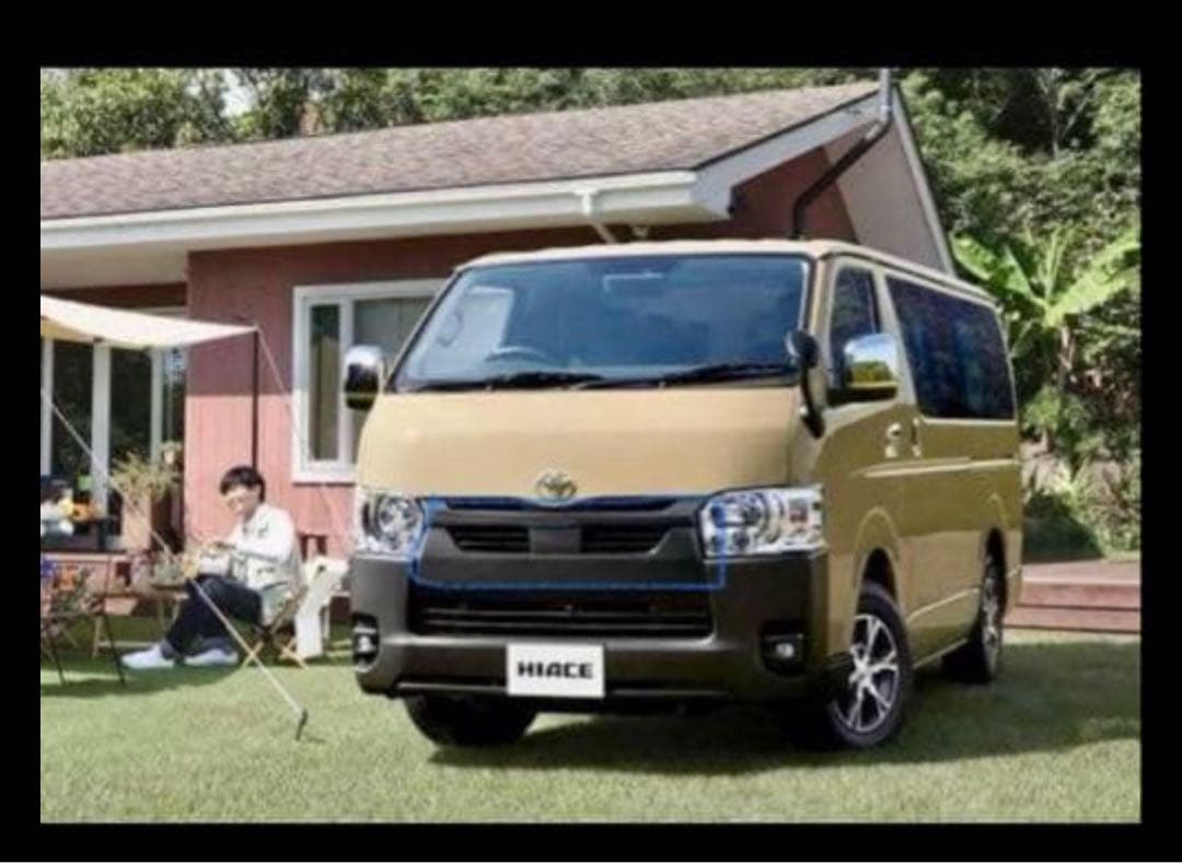 ハイエース200系　アースカラーパッケージ　グリル　新車外し　直接取引可能