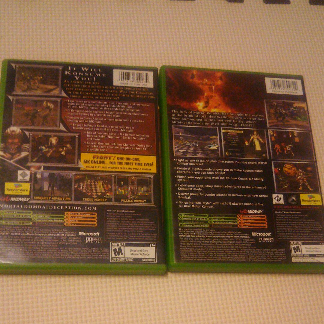 モータルコンバット ２枚セット (北米版) Xbox