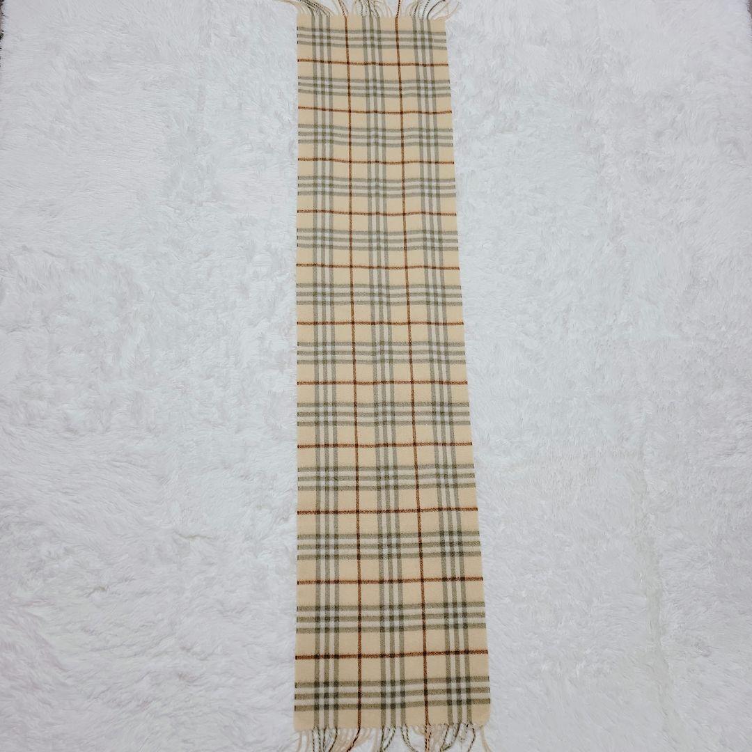 希少色✨バーバリー/BURBERRY カシミヤ 100% マフラー ノバチェック