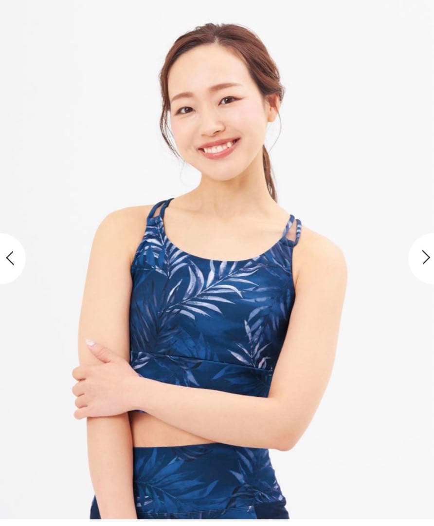 【SUKALA】ボタニカルリーフロングブラトップ&レギンスヨガウェア上下セット