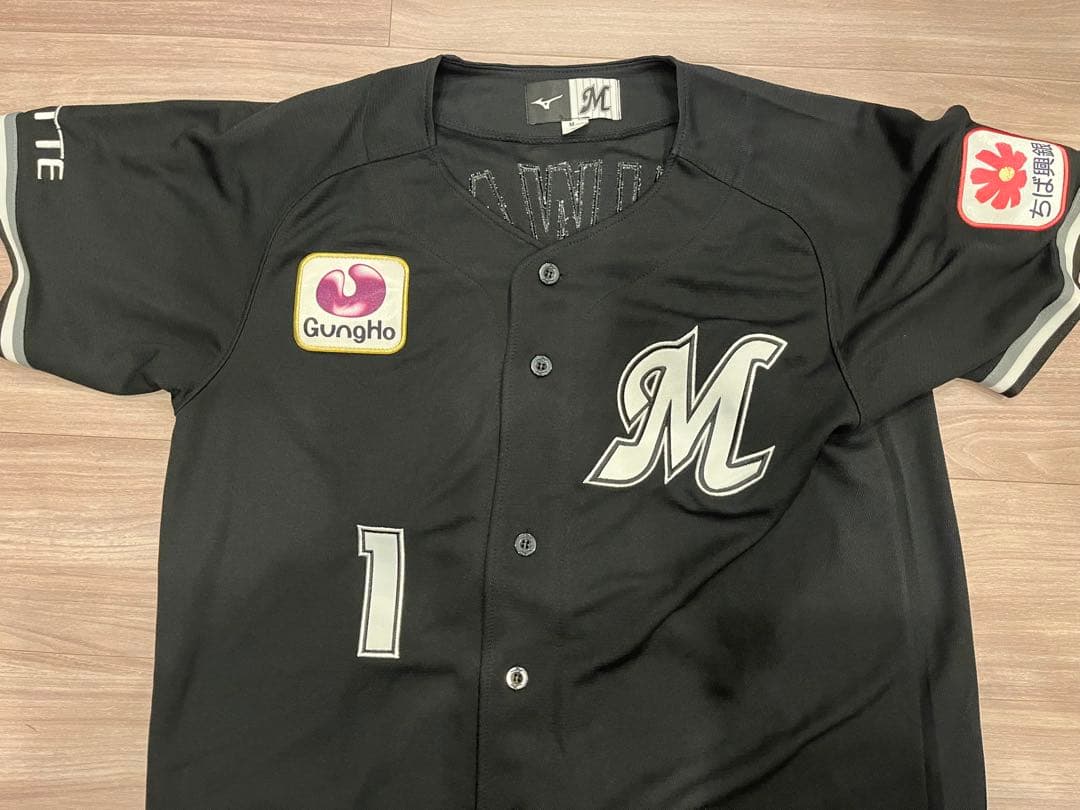 千葉ロッテマリーンズ 藤原恭大 レプリカユニフォーム Mサイズ 中古 ビジター