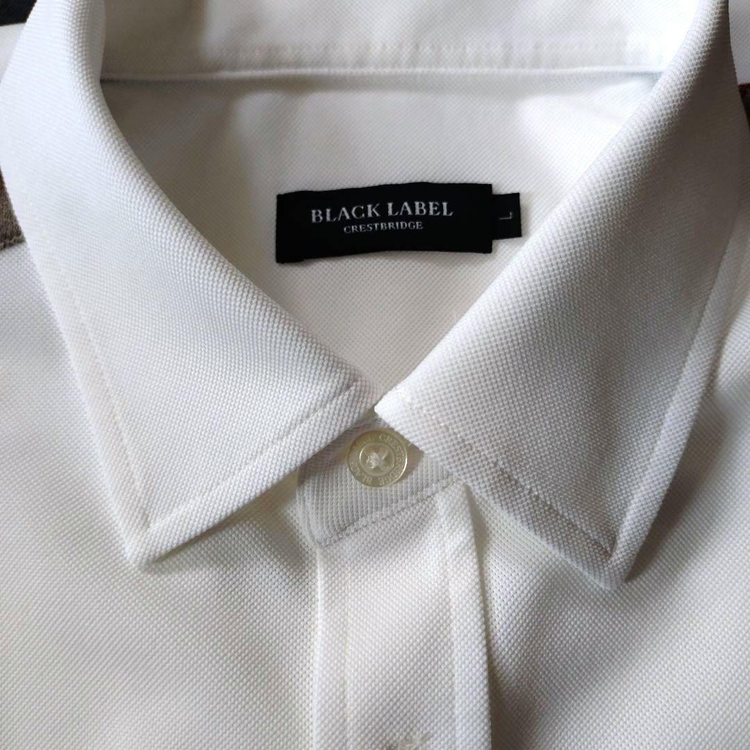 【新品】ブラックレーベル クレストブリッジ CBチェック長袖シャツ 【Ｌ】
