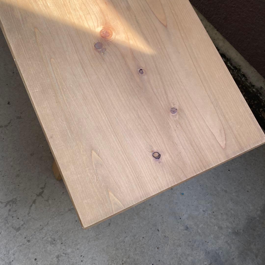 ヒノキ　ベンチ