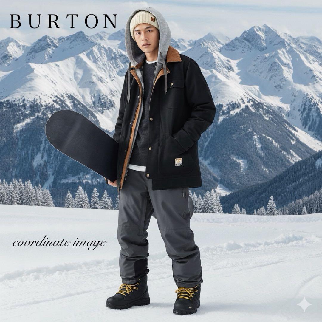 Burton スノーボード用ウェア フード付き ネイビー