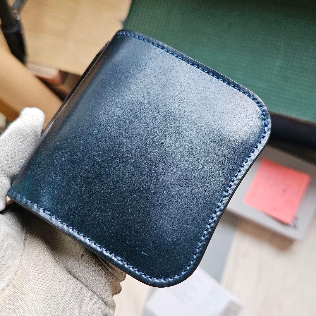 WILDSWANS パーム V2 シェルコードバン フレンチネイビー コードバン