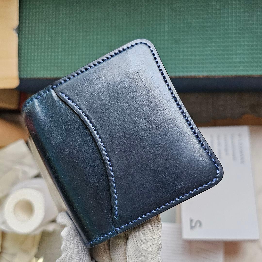 WILDSWANS パーム V2 シェルコードバン フレンチネイビー コードバン