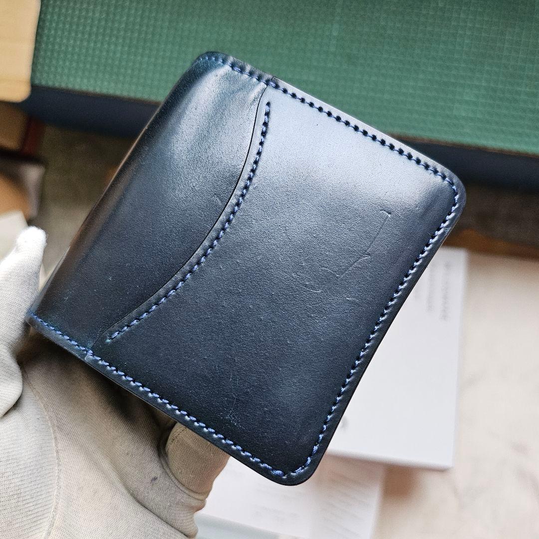 WILDSWANS パーム V2 シェルコードバン フレンチネイビー コードバン