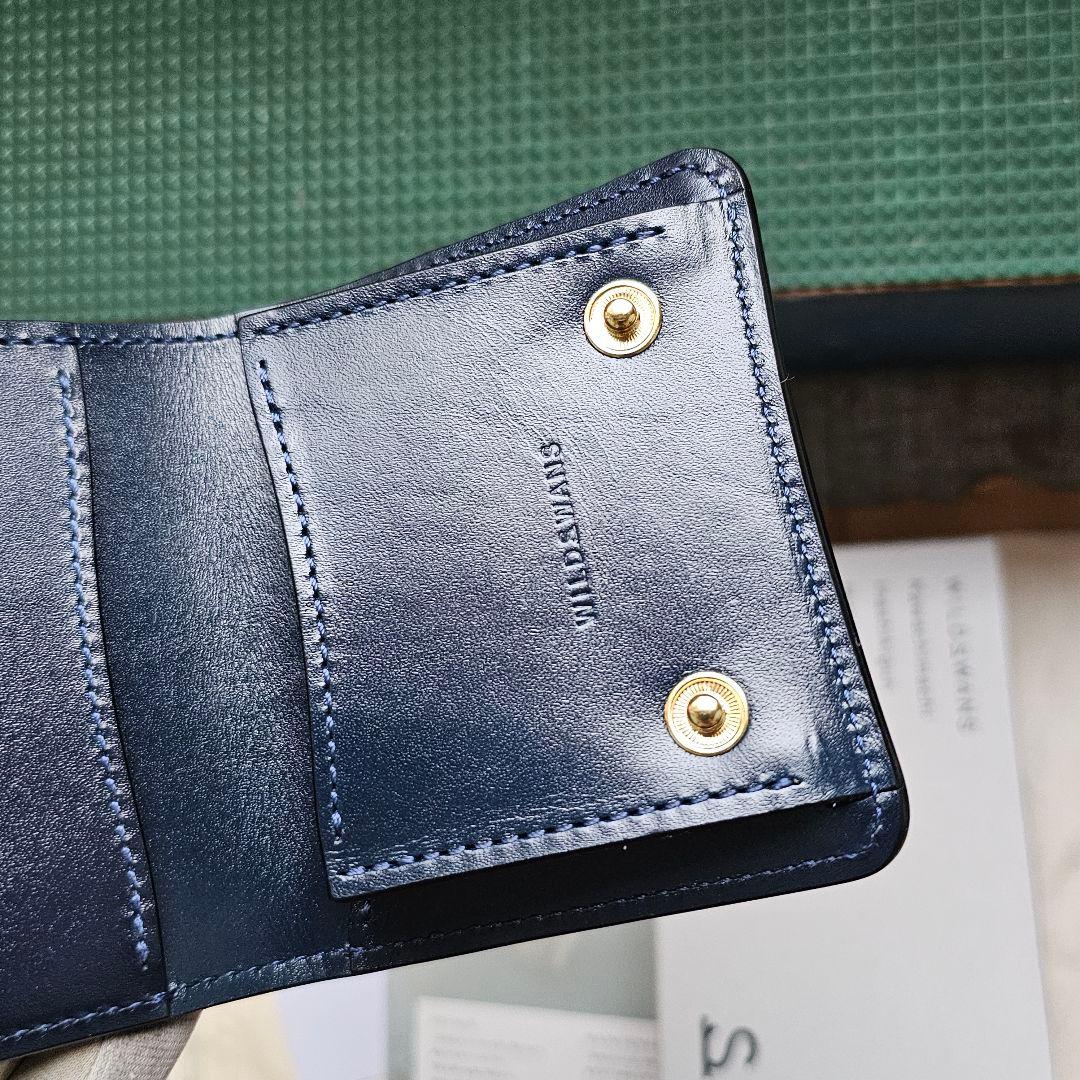 WILDSWANS パーム V2 シェルコードバン フレンチネイビー コードバン