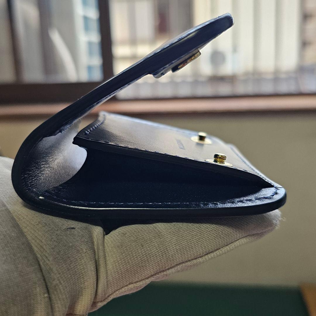 WILDSWANS パーム V2 シェルコードバン フレンチネイビー コードバン