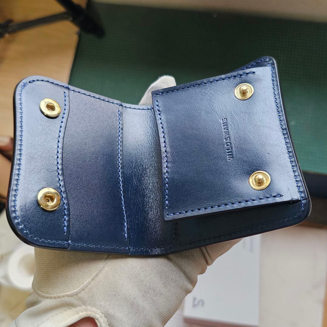 WILDSWANS パーム V2 シェルコードバン フレンチネイビー コードバン